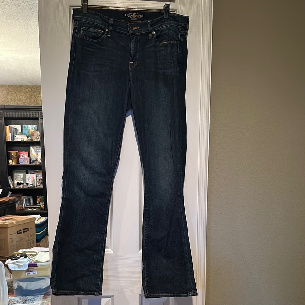 Lucky Brand Dark Blue Sofia Boot cut Jeans size 31
